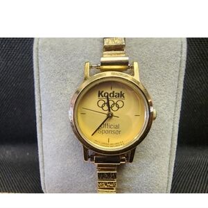 Vintage Advertising Watch Kodak Official Sponsor Olympic Watch Runs Keeps Time